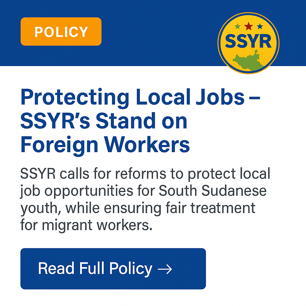 SSYR Policy on Foreign Workers