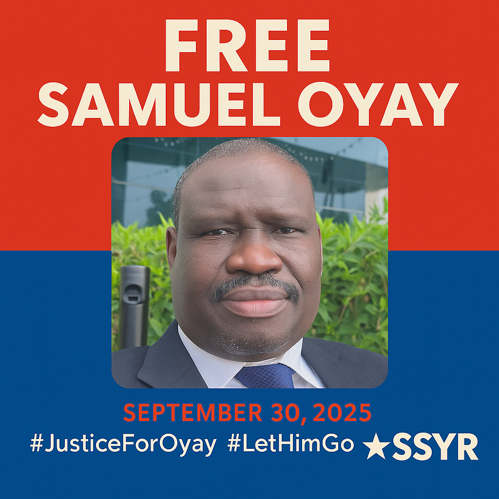 Free Samuel Peter Oyay - SSYR Statement